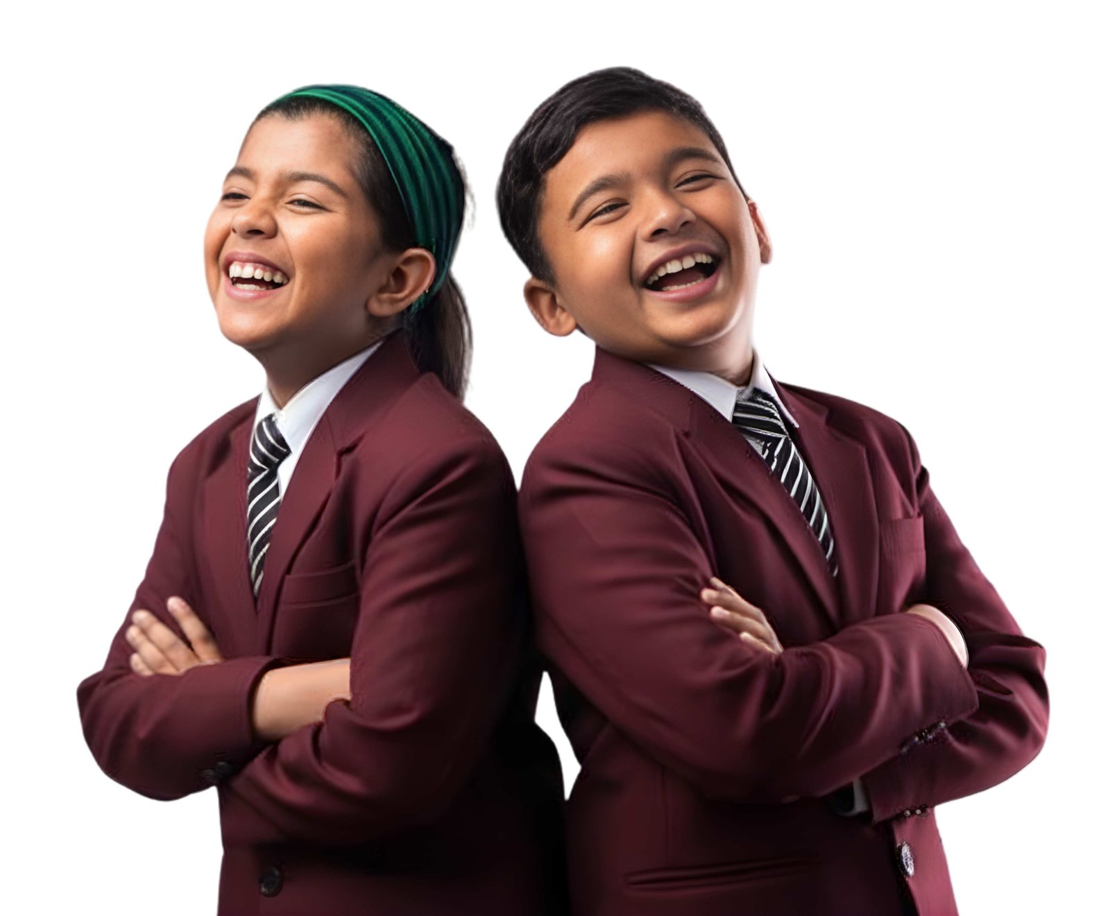 Students in School Uniform